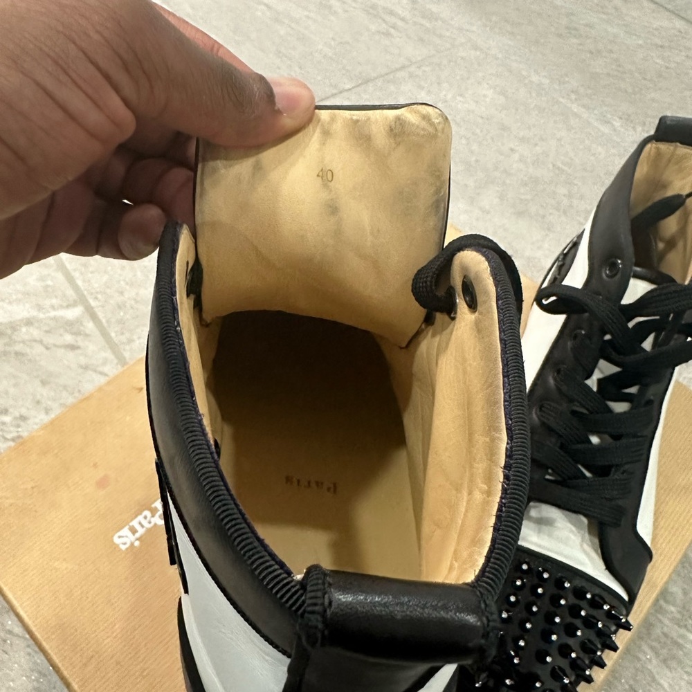 Christian Louboutin, men’s sneakers size 40 Black & white